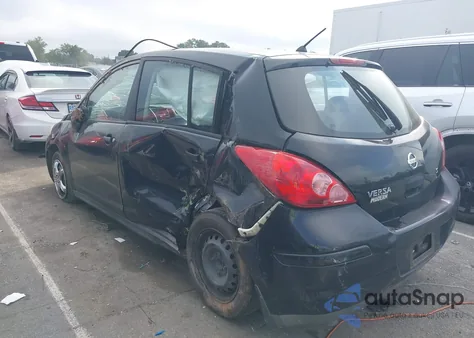 2007 Nissan Versa 1.8S from USA, damaged, VIN 3N1BC13E47L449680